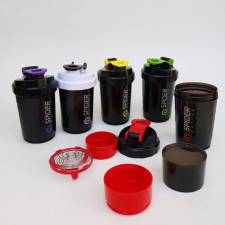 Spider Shaker / SmartShaker Botol Susu Fitness / Tumbler Gym Olahraga Smart Shaker