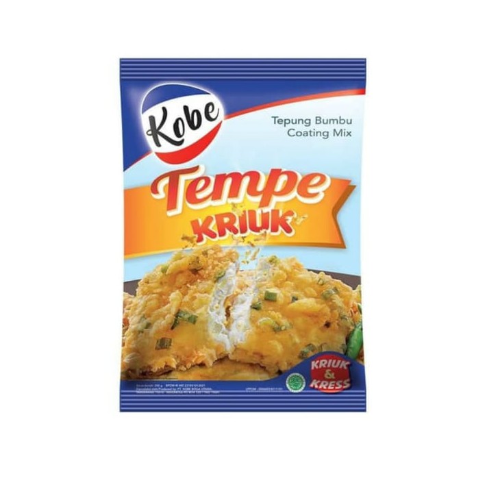 

KOBE TEPUNG BUMBU TEMPE KRIUK INSTANT 1 renceng isi 10 sachet