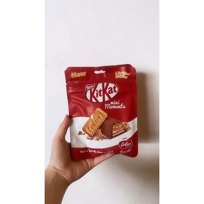 KitKat lotus biscoff Limited edition