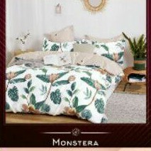 sprei impor Taiwan katun jepang majesty monstera