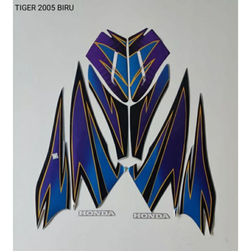 STRIPING TIGER 2005 BIRU, striping honda tiger 2005 biru ungu terbaik