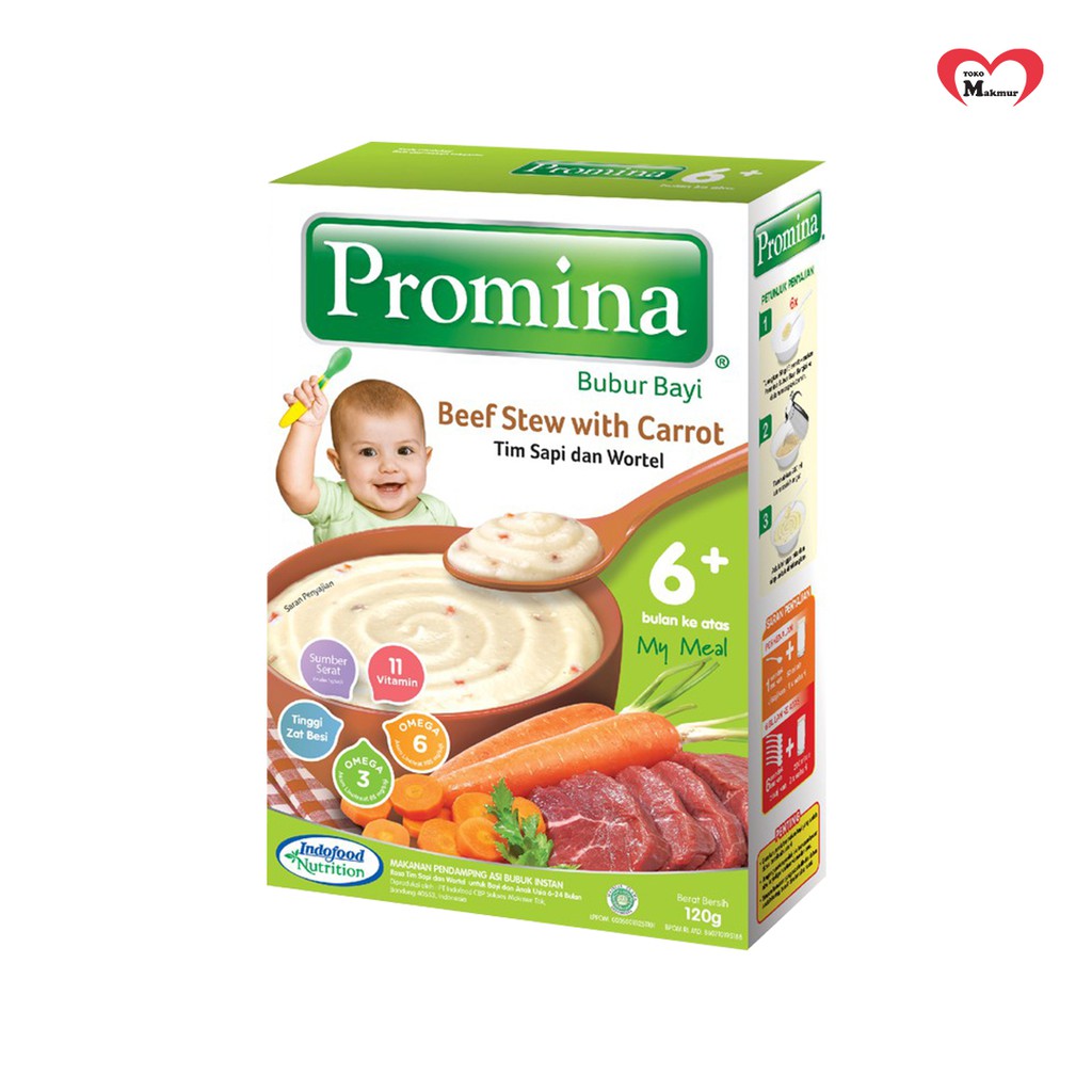 Promina Bubur  6+ / 8+ / 9+ 100Gr / Toko Makmur Online