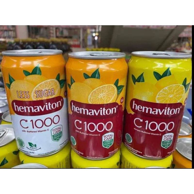 

Hemaviton c1000 orange lemon liquid kaleng / minuman bervitamin