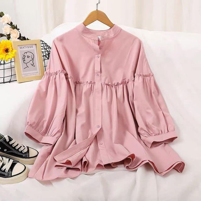 TUNIK RUFFLELIA / BAJU ATASAN SHAKILA / BAHAN SHAKILA IMPORT