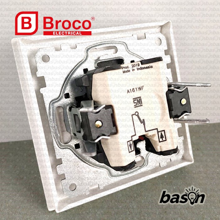 Broco E161 PLANO Single Switch - Saklar Tunggal