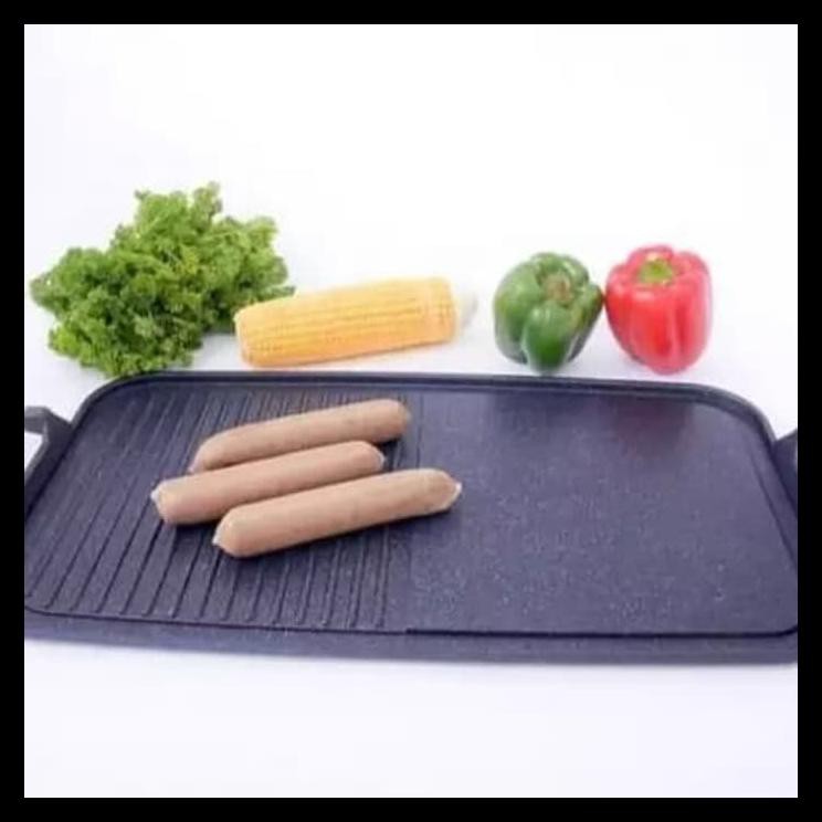 Multi Grill Pan-Teflon Anti Lengket- Panggangan Sosis-Ayam-Steak Dll
