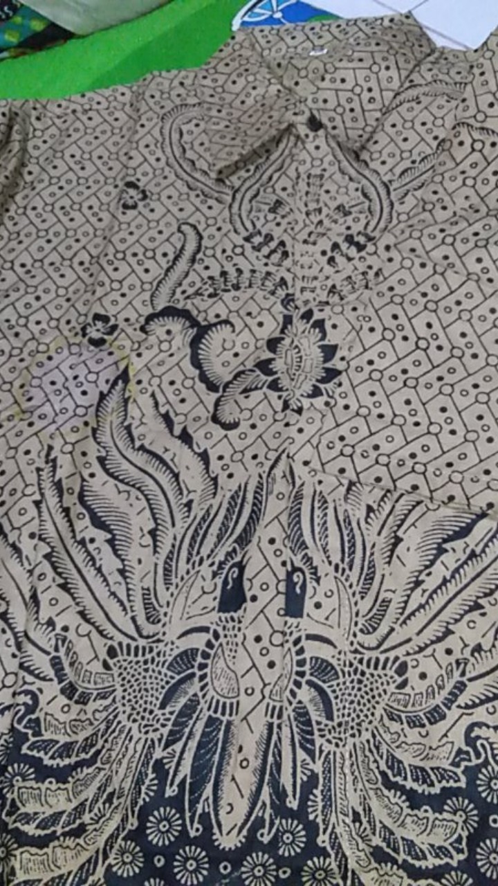 Batik Couple Notoarto Batik | Ipnu-ippnu  Kemeja Pria Sogan Lawasan Manuk Kembar