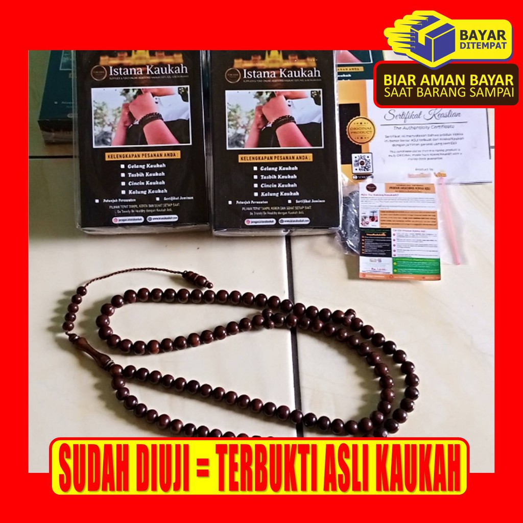 ASLI MESIR, TASBIH KOKKA 8 MM ASLI Kaukah Mesir Asli