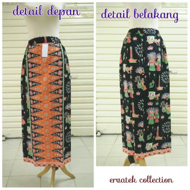 Rok Sepan Tumpal Panjang ST02 JAHITAN HOMEMADE Rok Betawi Rok Sepan Tumpal Panjang ST02 JAHITAN HOMEMADE Rok Betawi