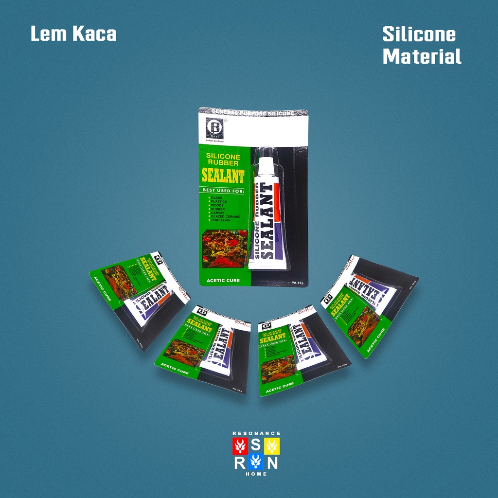 Lem Kaca Silicone Aquarium / Lem Akuarium Resonance Home