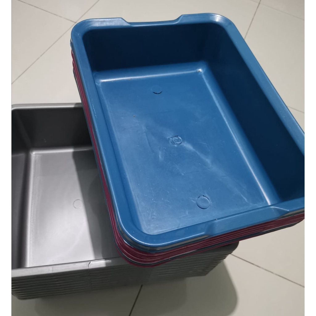 CAT LITTER BOX BAK PASIR KUCING KOTAK PASIR KUCING LITTER BOX KUCING PASIR KUCING TEMPAT POOP KUCING
