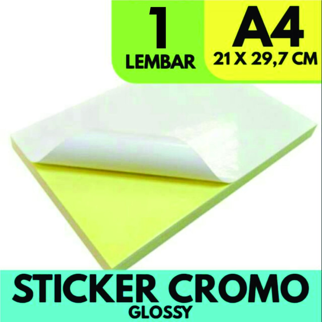 

Stiker Cromo / stiker kromo a4 min order 50 lembar