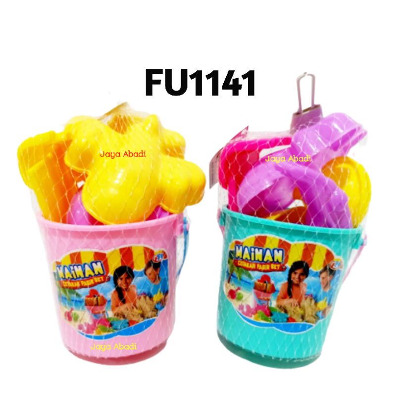 FU 1141 - Mainan Cetakan Pasir Pantai Ember / Magic Sand / Pasir Ajaib FU1141