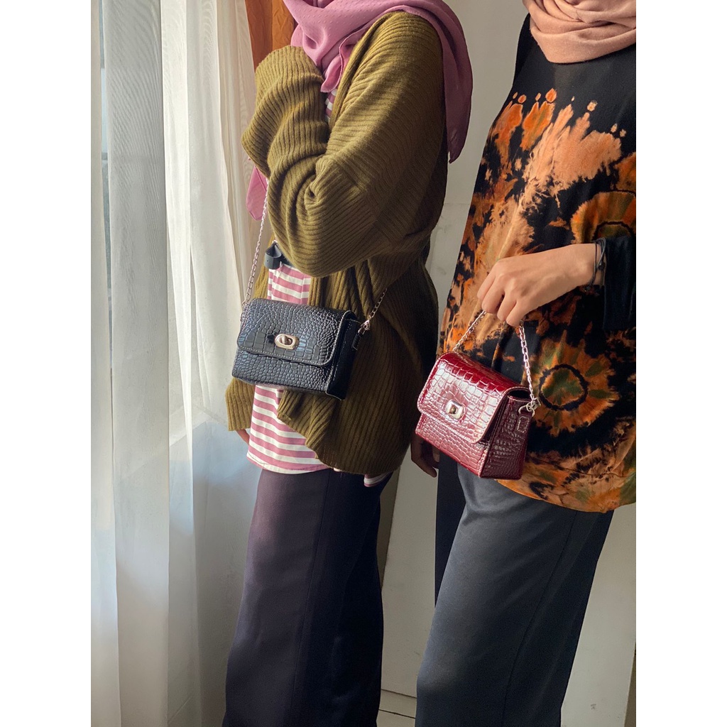 Tas Slempang Wanita Model Mini Terbaru Agustus 2022 Anti Import Local Pride CARICA Bag Original by Andari