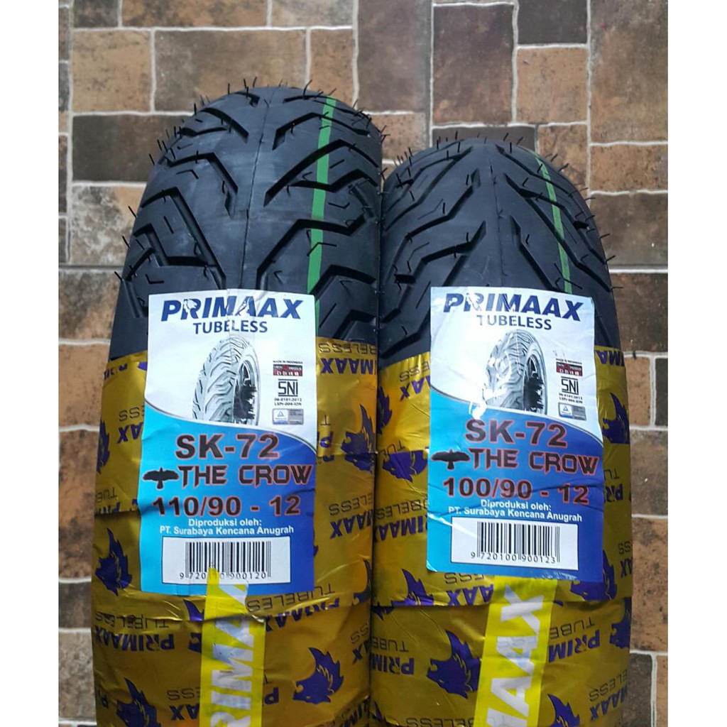 PAKET Ban Luar Primaax Primax 100 90 12 sama 110 90 12 SCOOPY VESPA RING 12