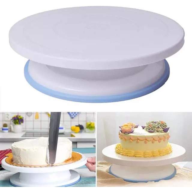 Cake Turn table Meja Putar 27 cm Dekorasi Kue Baking Rotary CaKe Tray Turn Table Decoration