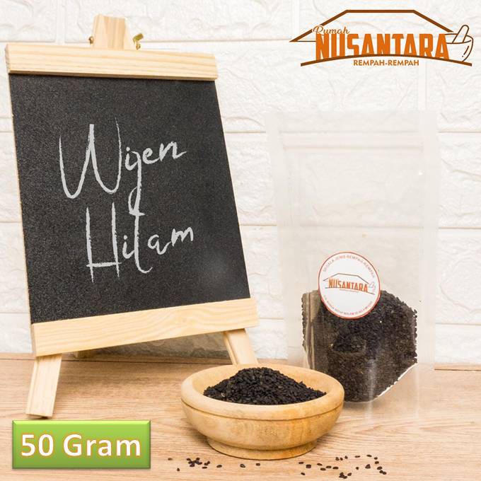 

Wijen Hitam Premium Quality Black Sesame Seed Kualitas Terbaik 50gr