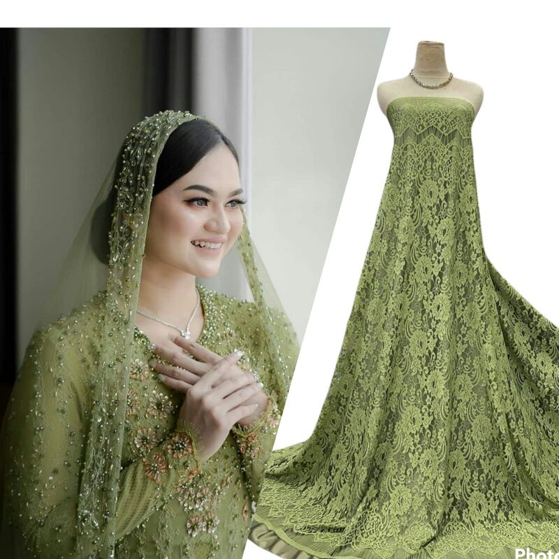 Bakal kain brokat brukat semi francis katun halus/brokat fabric/brukat fabrics/toko kain brokat/brok