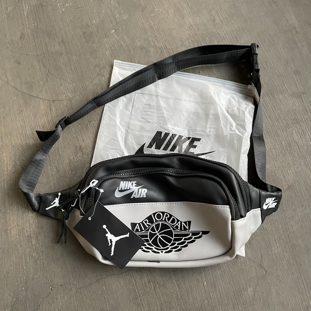 Waistbag Jordan Wings Festival / Tas Nike Jordan Tas Pria Wanita Tas Selempang Kulit