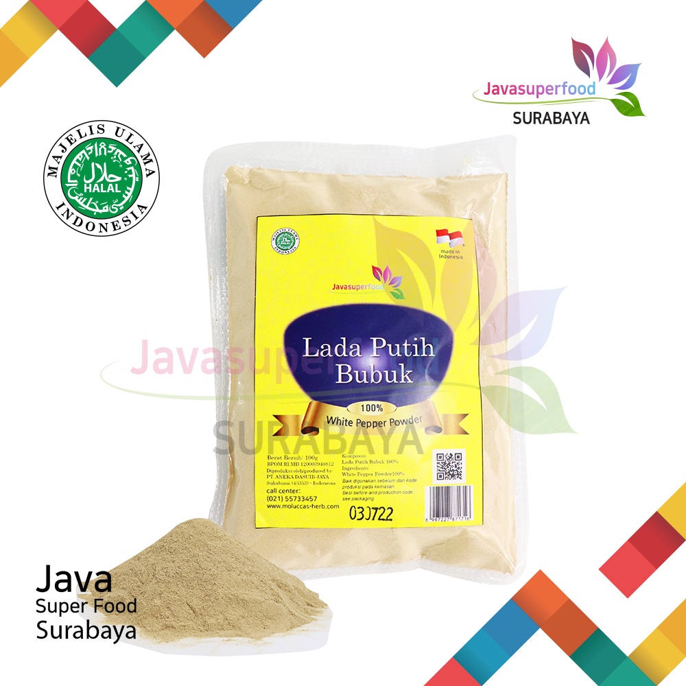 

LADA PUTIH BUBUK / WHITE PEPPER POWDER 100G
