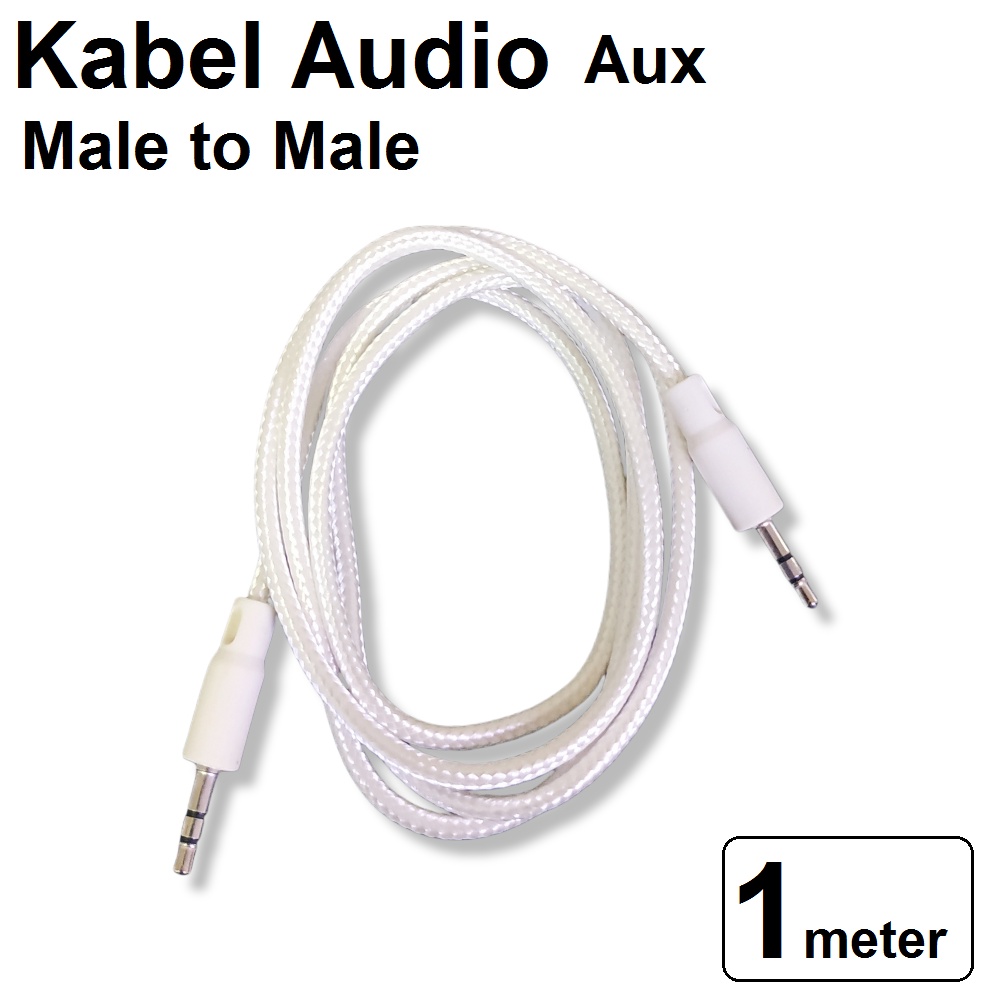 Kabel Audio Aux 3.5mm 1 Meter