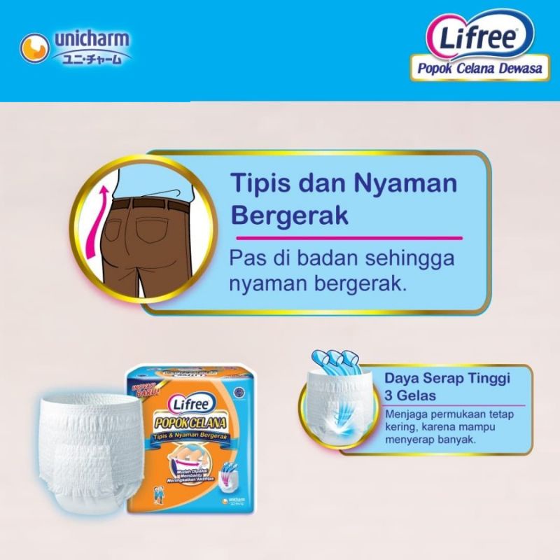 Lifree Popok Celana Dewasa M L XL