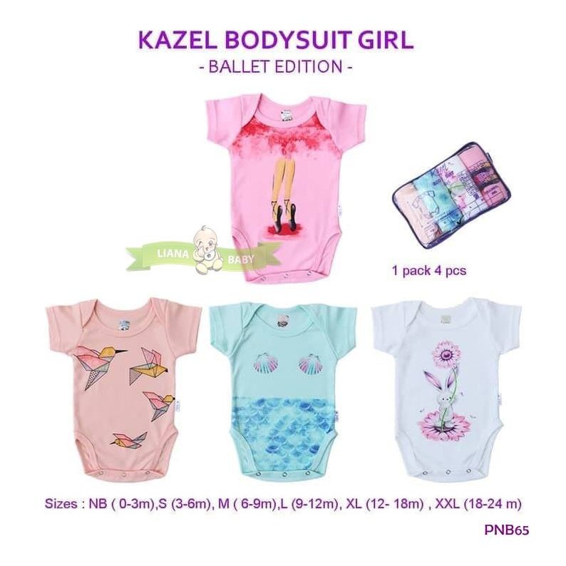 PNB65 JUMPER KAZEL BODYSUIT GIRL BALLET EDITION ISI 4 PCS