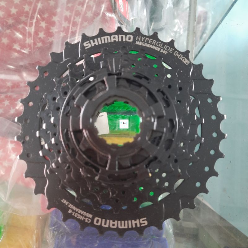 PROMO SPROCKET FREEWHEEL PRIWIL SUSUN 8 SPEED SHIMANO 11-34T ORIGINAL