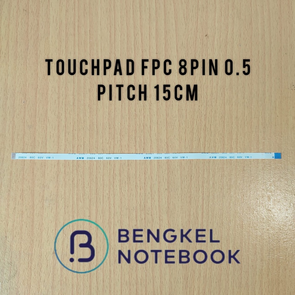 Kabel Touchpad FPC 8pin 0.5 pitch 15cm REVERSE (Timbal Balik)