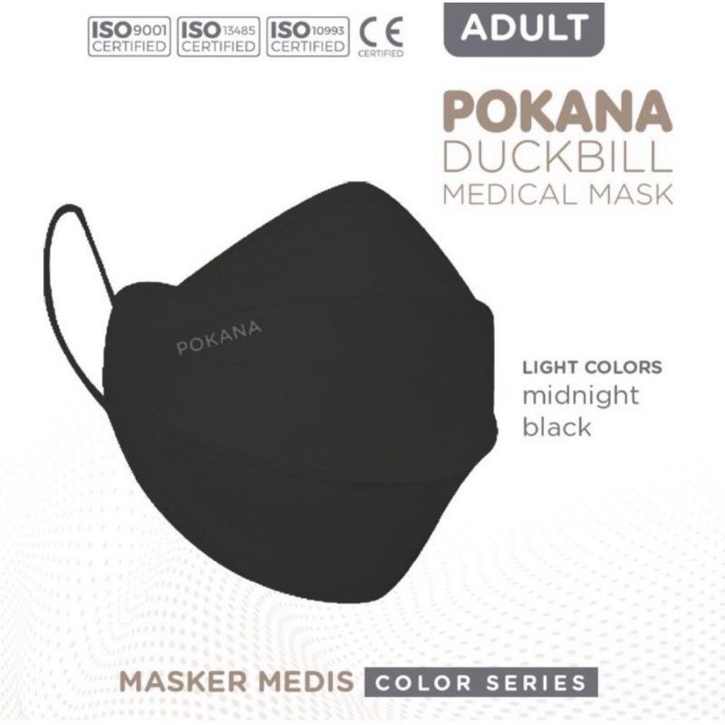 Pokana DUCKBILL 4ply ADULT/DEWASA Surgical Mask isi 2s