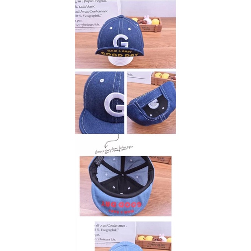 Topi Baseball Anak Laki-laki / Perempuan Gaya Korea Huruf Import HT17