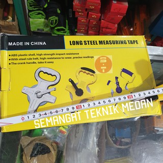 METERAN GULUNG TANAM TANCAP PLAT ROL ROLL TAPE MEASURE 100m 100 METER