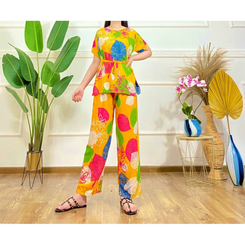 SETELAN KENCANA UNGU ORIGINAL / PIYAMA KENCANA UNGU / PIYAMA MODERN / SETELAN BAJU TIDUR CANTIK