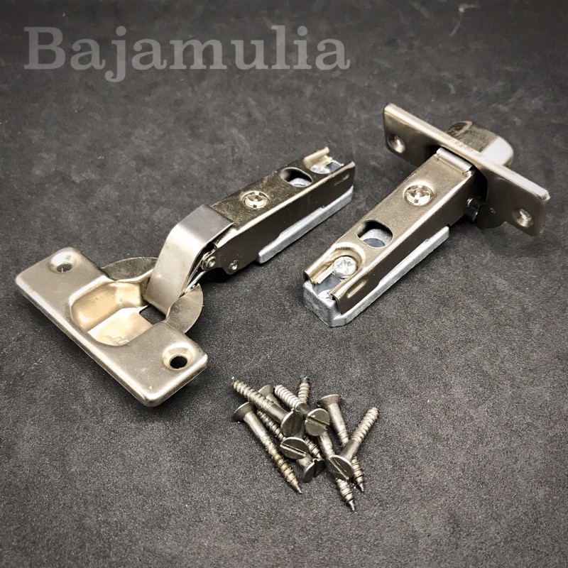 engsel sendok / engsel sendok non hidrolik / engsel sendok non slowmotion / engsel lemari