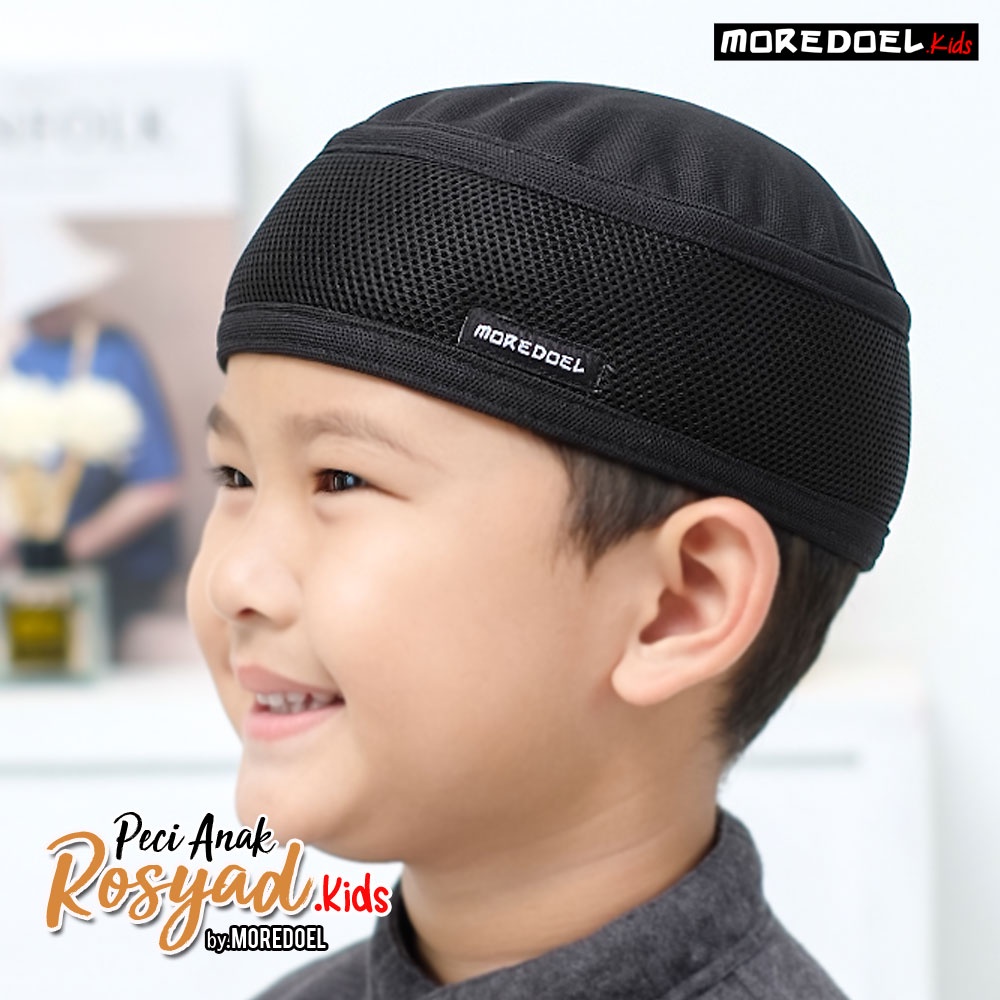 MOREDOEL - Kopiah Peci Hitam Peci Dewasa Rosyad By Moredoel