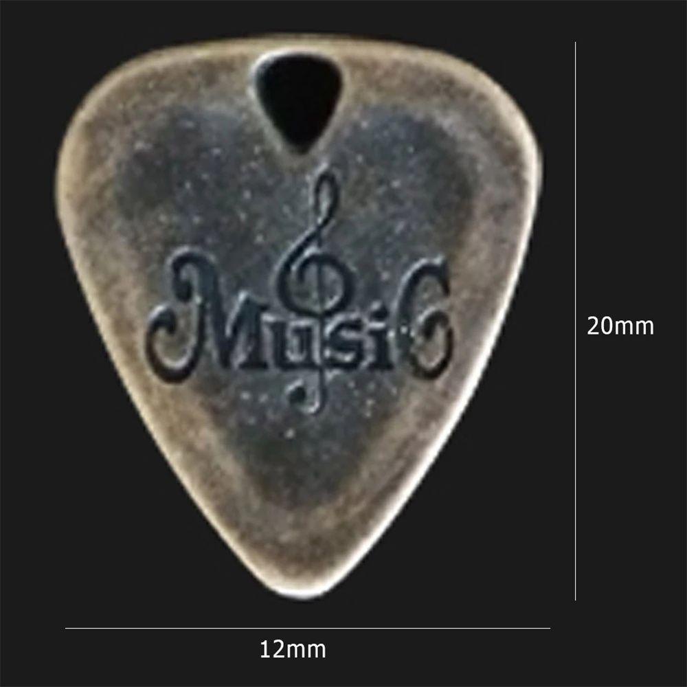 Needway Pick Gitar Perak Fashion Zinc Alloy Alat Musik Instrumen Senar Sports Entertainment Plectrum