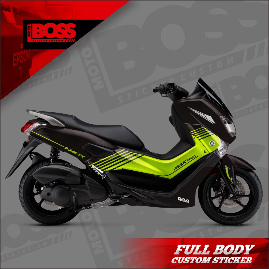 Decal Sticker Stiker Yamaha Nmax 2016 2017 2018 2019 Full Body Striping Full Body Nmax Old Stiker De