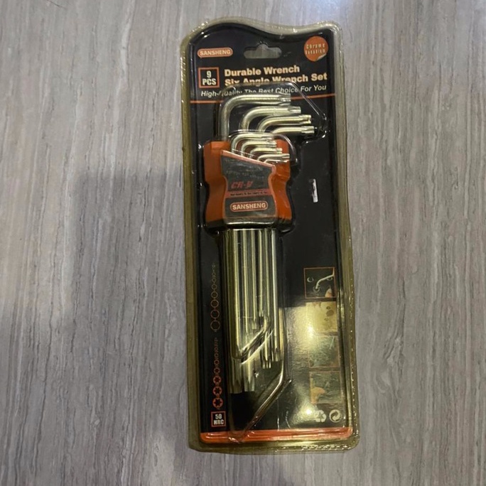 Kunci L satu set / hex key set