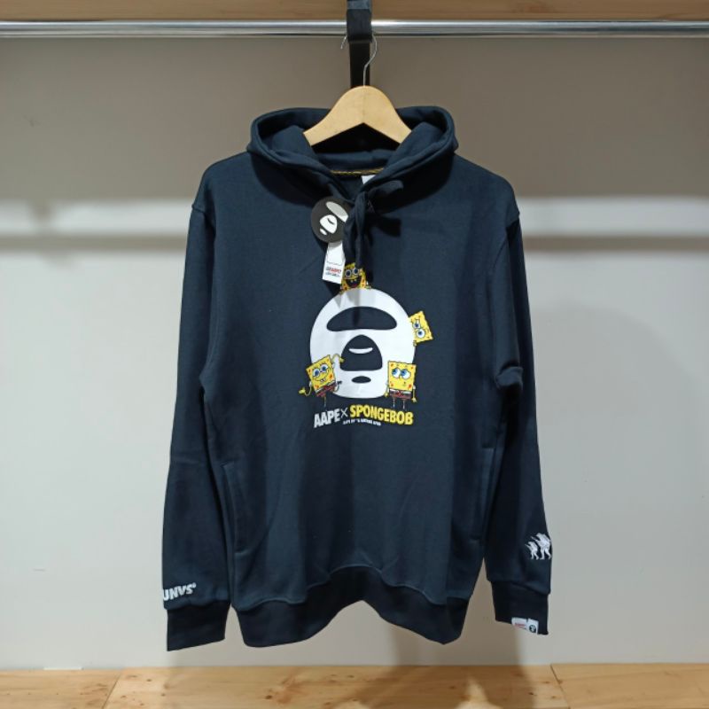 HOODIE JAKET CREWNECK AAPE X SPONGEBOB PREMIUM QUALITY UNISEX
