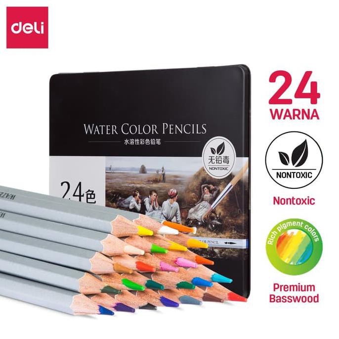 

PROMO DELI - 6521 / Pensil Warna Ajaib 24 Pcs / Alat Lukis Anak Hemat