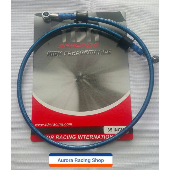 Kabel - Selang Rem Depan 35 inch | 90cm - TDR Racing Warna Biru