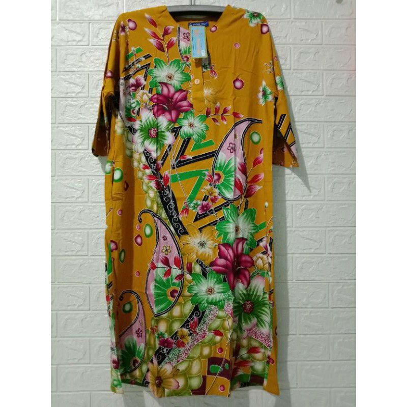 DASTER LENGAN 7/8 KENCANA UNGU LABEL BIRU