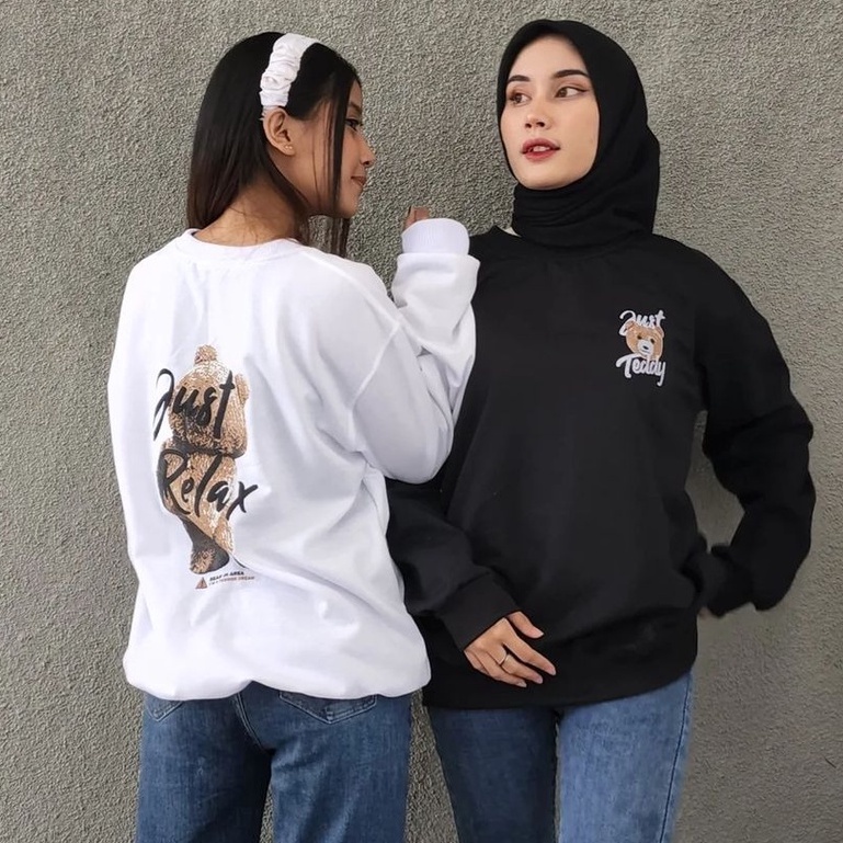 MVP - Just Relax Teddy Sweater - Sweater Basic Pria dan Wanita