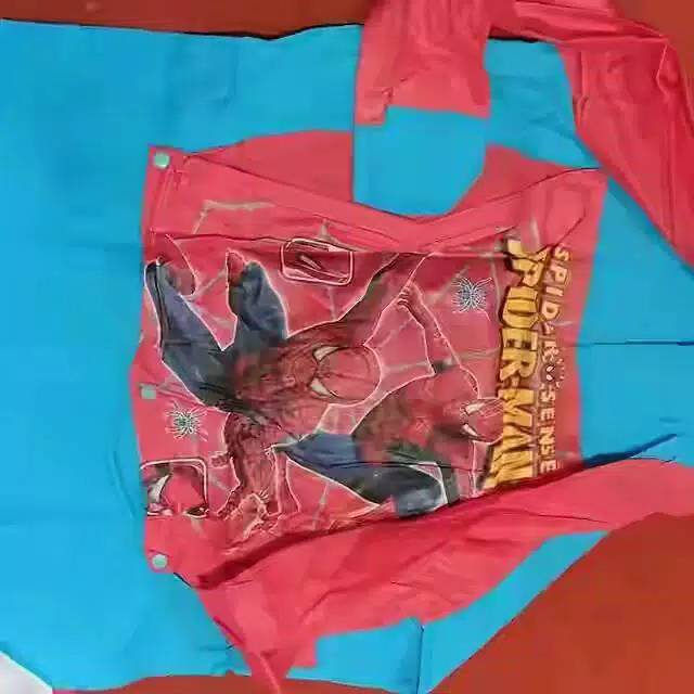 Jas Hujan Jaket Celana ANAK KARAKTER BAGPACK IMPORT