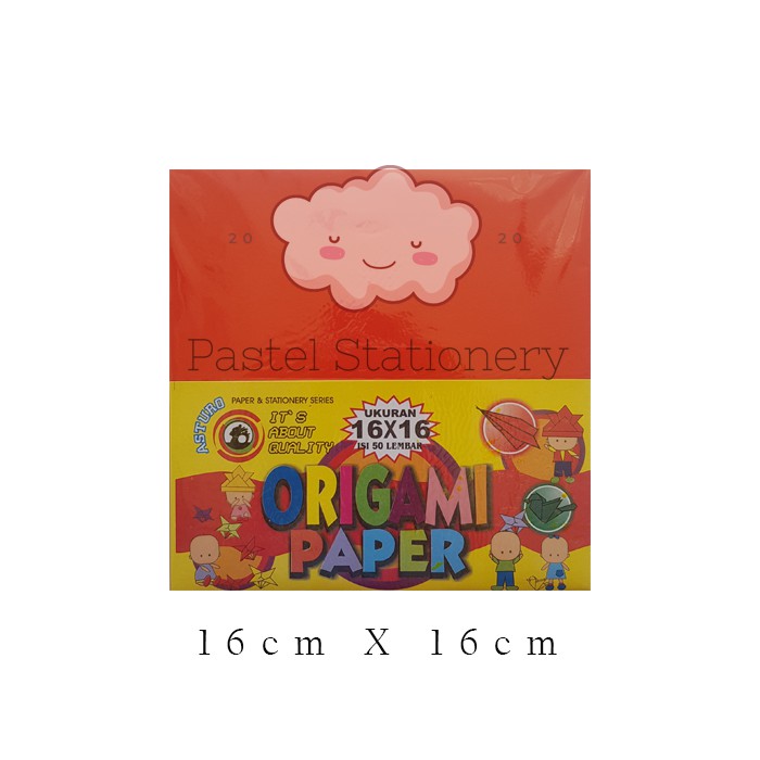 

Kertas Lipat 16x16 Asturo - Origami Paper Asturo 16 x 16 Isi 50 Lembar