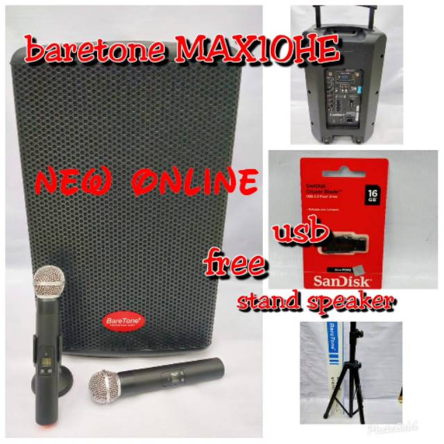 Speaker portable meeting wireless Baretone MAX 10 HE original