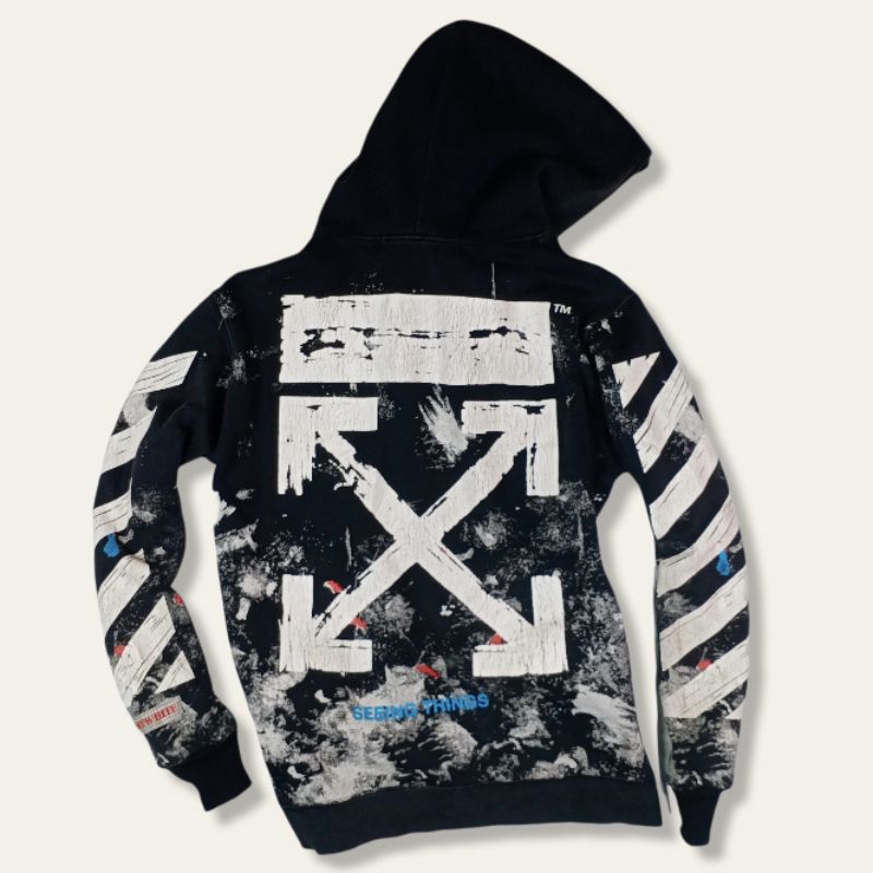 OFF WHITE GALAXY HOODIE SECOND