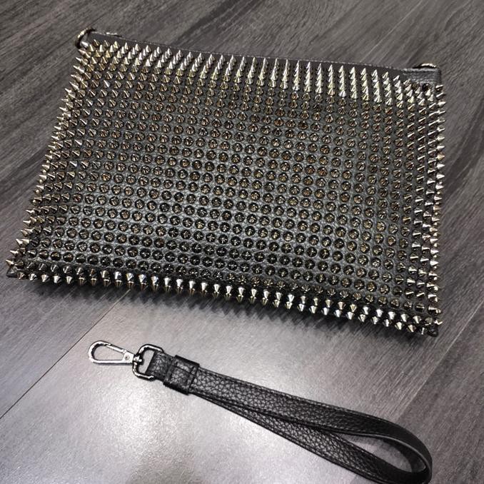 Hanbag Louboutin Pria Branded/Tas Tangan Pria Import/Clutch Pria