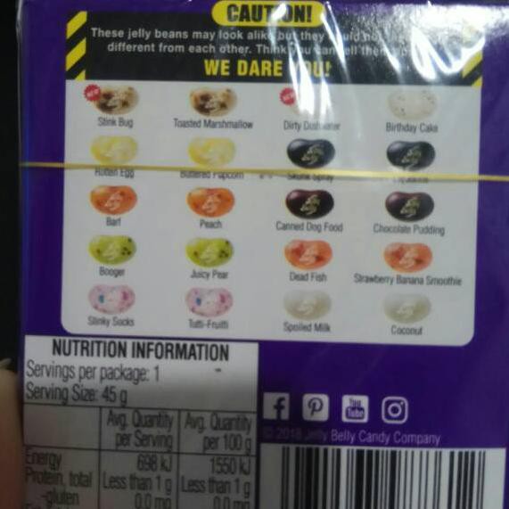 

BISA COD Bean boozled refill edisi 5th / permen rasa aneh