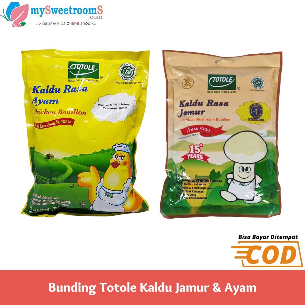 

Bundling 2pcs Totole Kaldu (Ayam 100gr +Jamur 80gr)
